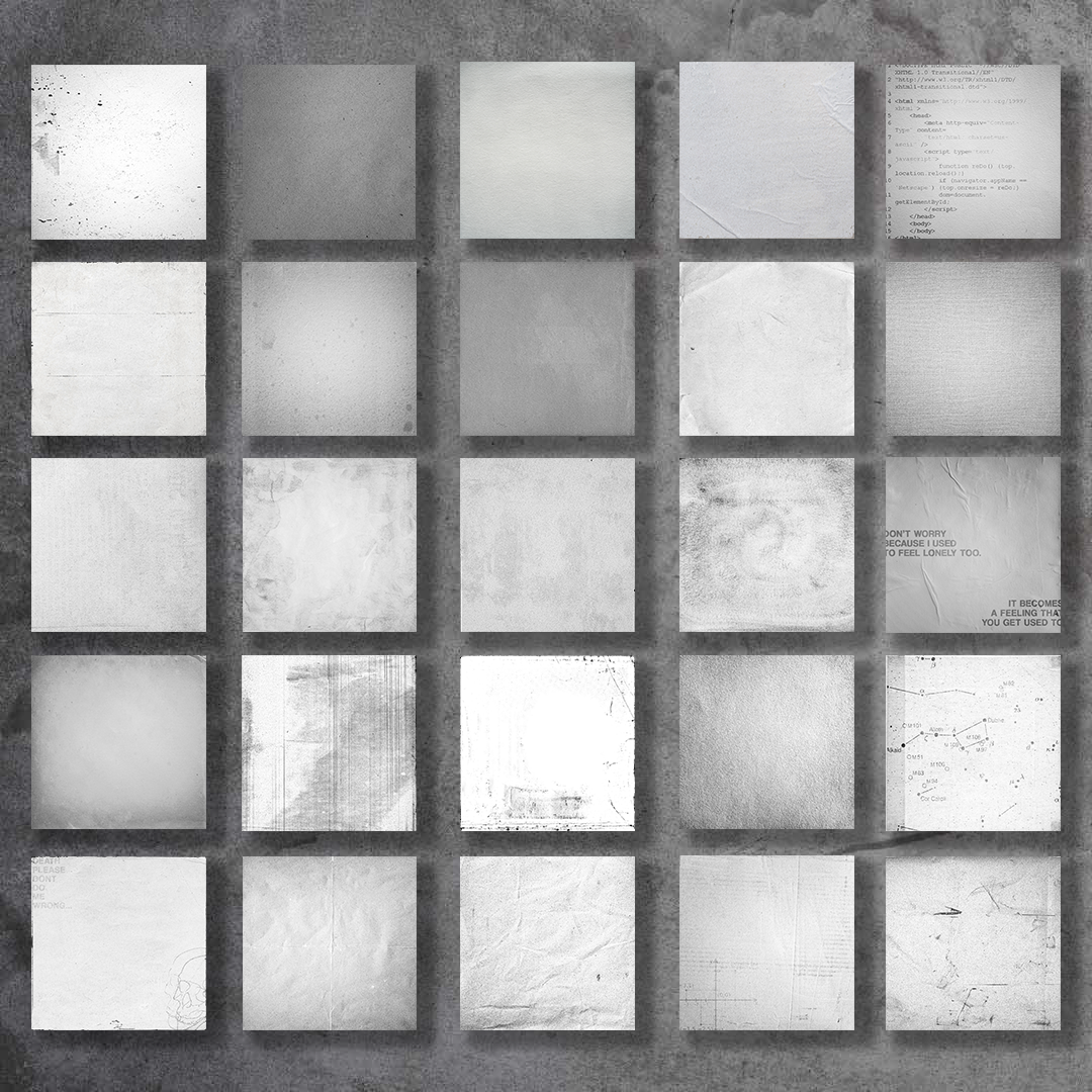 OVERLAY PACK - PAPER TEXTURES